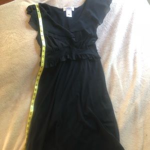 White House Black Market Sheer Black Dress XS